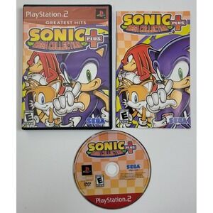 SONIC MEGA‎ COLLECTION PLUS - PS2 GAME - COMPLETE! PLAYSTATION 2 GAME PS2